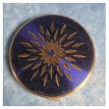 MARGARET ROSE POWDER COMPACT MADE IN ENGLAND