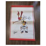 CARDINALS & CUBS BASEBALL RIVALRY WALL HANGING