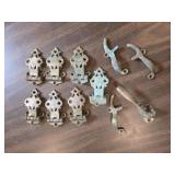 VINTAGE HINGES AND LOCKS BOX LOT