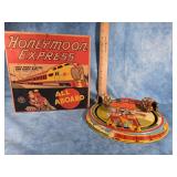LOUIS MARX & CO. "HONEYMOON EXPRESS" WIND-UP TOY