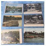 1 DOZEN GLEN OAK PARK PEORIA, IL PICTURE POSTCARDS