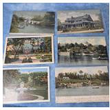 1 DOZEN GLEN OAK PARK PEORIA, IL PICTURE POSTCARDS