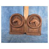 VINTAGE BURWOOD HORSE 3D BOOKENDS