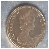 1968 CANADIAN DOLLAR COINS LOT OF 4