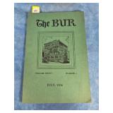 "THE BUR" VOLUME XXXVI NO.2 JULY 1936