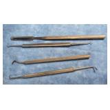 4 PIECE DENTAL PICK SET