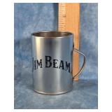 JIM BEAM TIN CUP 3" TALL