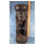 AFRICAN TRIBAL ART STATUE 13.5"