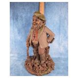 "HYKE" 1984 TOM CLARK GNOME FIGURINE SIGNED 11.5"