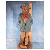 "ABRAHAM" TOM CLARK  SEA CAPTAIN FIGURINE SIGNED
