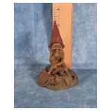"EDDIE" 1984 TOM CLARK GNOME FIGURINE SIGNED