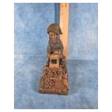 "BOBCAT" 1990 TOM CLARK GNOME FIGURINE