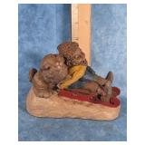 "BUNNY SLOPE" TOM CLARK & TIM WOLFE FIGURINE