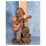 LEE SIEVERS GNOME (TOM CLARK)  GUITAR MAN FIGURINE