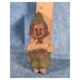 "SASSY" 1990 TOM CLARK GNOME FIGURINE SIGNED