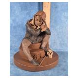 "HAMLET"  1983 TOM CLARK FIGURINE SIGNED