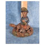 "NO PASSING ZONE" TOM CLARK  FIGURINE SIGNED