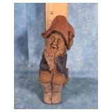 "CORKY" 1990 TOM CLARK GNOME FIGURINE SIGNED 4"