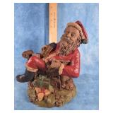 "SANTA II" TOM CLARK FIGURINE SIGNED 8"