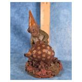 "C.D." 1984 TOM CLARK GNOME FIGURINE SIGNED