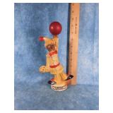 1980 JIM BEAM TRENTON BEAM  FOX CLOWN FIGURINE