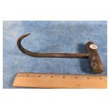 VINTAGE  CAST IRON HAY BALE HOOK