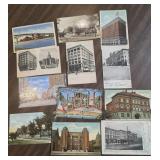 VINTAGE PEORIA, IL POSTCARDS LOT OF 12