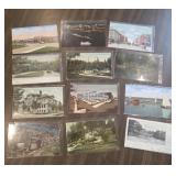 VINTAGE PEORIA, IL POSTCARDS LOT OF 12