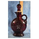 VTG. WHEATON RUBY RED DECANTER