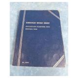 LINCOLN HEAD CENT COLLECTION BOOK STARTING 1941