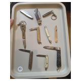 POCKET KNIVES BOX LOT
