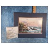 2000 BEACON OF HELP BY THOMAS KINKADE PRINT