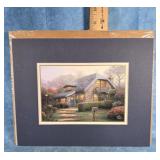 2003 LILAC COTTAGE BY THOMAS KINKADE PRINT 8x10
