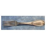 TIFFANY & CO, OILVE PATTERN STERLING SILVER FORK