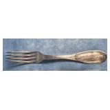 TIFFANY & CO, OILVE PATTERN STERLING SILVER FORK