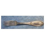 TIFFANY & CO, OILVE PATTERN STERLING SILVER FORK