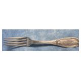 TIFFANY & CO, OILVE PATTERN STERLING SILVER FORK