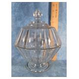 SPRIG BRYCE EARLY AMERICAN PRESSED GLASS COMPOTE