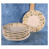 METLOX POPPYTRAIL SCULPTURED DAISY 6.5" PLATES