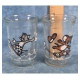 1990 TOM & JERRY JELLY JAR GLASSES