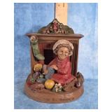 1991  CHRISTMAS  TOM CLARK BOOKEND SIGNED