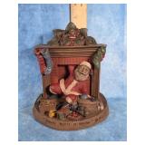 1991 "SANTA" TOM CLARK  BOOKEND SIGNED