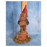 1984 "HAPPY" TOM CLARK GNOME FIGURINE SIGNED