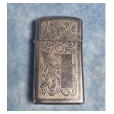 VINTAGE ZIPPO SLIM VENETIAN LIGHTER