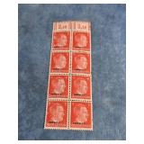 VTG. HITLER HEAD POSTAGE STAMPS "UKRAINE" WWII