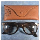 PAIR OF BLACK RAY-BAN WAYFARER EYEGLASSES