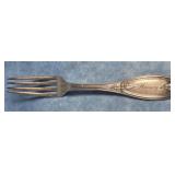 TIFFANY & CO, OILVE PATTERN STERLING SILVER FORK