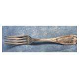 TIFFANY & CO, OILVE PATTERN STERLING SILVER FORK