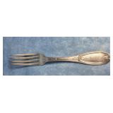 TIFFANY & CO, OILVE PATTERN STERLING SILVER FORK