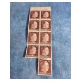 VTG. HITLER HEAD POSTAGE STAMPS "UKRAINE" WWII